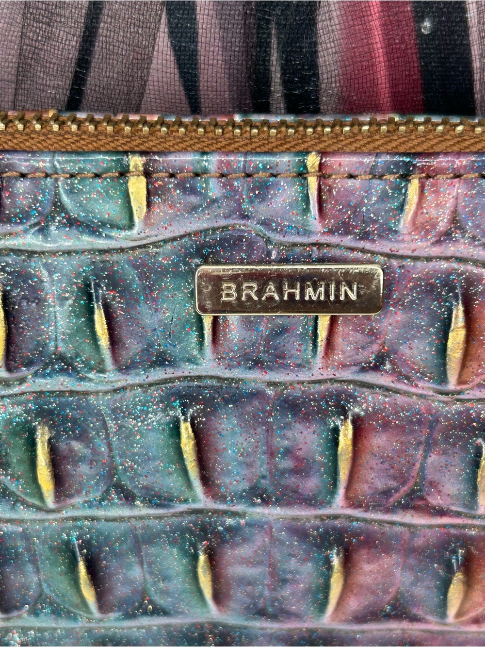 Brahmin Daisy Wristlet Clutch -Mystical Ombre - Picture 3 of 9